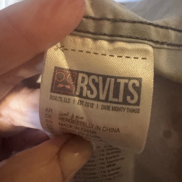 RSVLTS Night Before Christmas Men Short Sleeve Shirt; size 4X - Picture 6 of 9